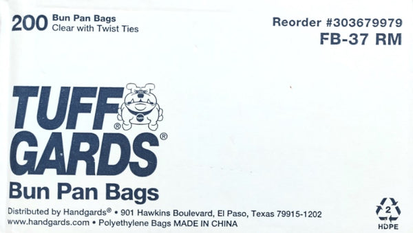 Freezer Bun Pan Bags, 27” x 37”, Box of 200
