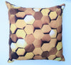 East Urban Home Abstract Printed Honeycomb Wall Texture Pillows, 2 Pcs