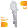 KIMBERLY-CLARK KLEENGUARD* A40 Liquid & Particle Protection Coveralls, XL