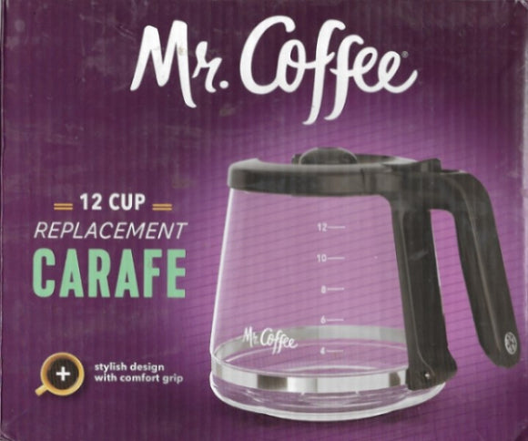 Mr. Coffee Replacement 12-Cup Carafe, Black