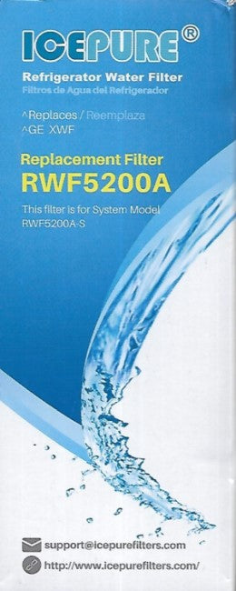 ICEPURE Refrigerator Water filter Replacement for GE XWF,