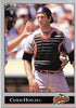 1992 Leaf Baseball Card #211 Chris Hoiles