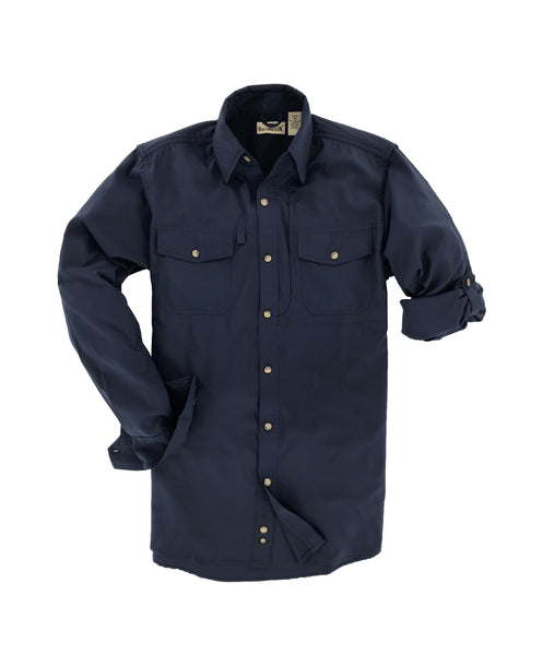 Backpacker Expedition Travel Shirt, Navy, Small