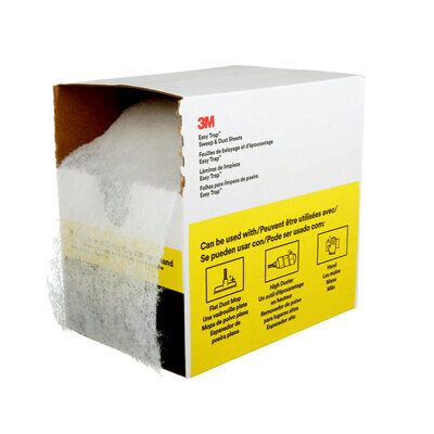 3M Easy Trap Duster, Sweep & Dust Sheets, 60/Box, White