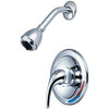 Olympia Faucets Single Handle Shower Trim Set, Chrome Finish