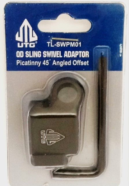 Low-Pro Picatinny-Mount Angled QD Sling Swivel Adaptor