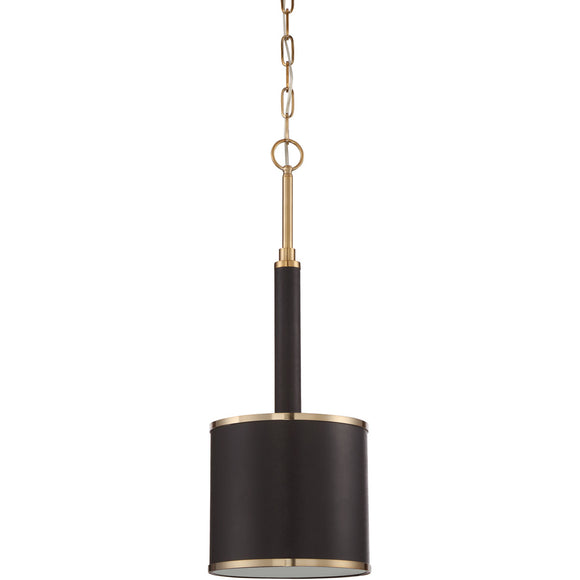 Craftmade Quinn 1 Light Mini Pendant in Satin Brass