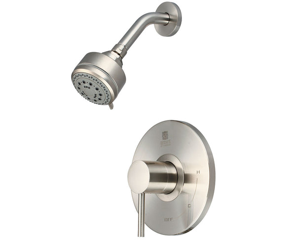 Pioneer Motegi Single Handle Shower Trim Set, PVD Brushed Nickel Finish