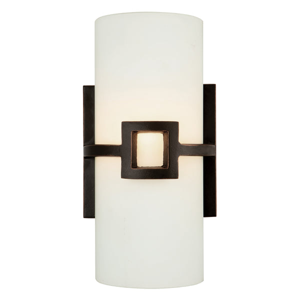Design House Monroe Rustic 1-Light Wall Sconce, Oil Rubbed Bronze