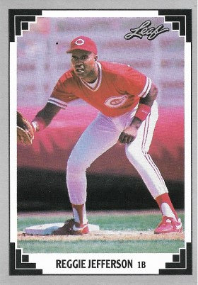 1991 Leaf Baseball Card #514 Reggie Jefferson