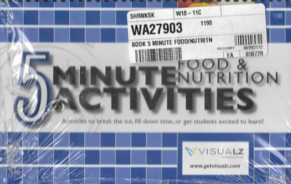 5 Minute Food & Nutrition Activities, Grades 6 and Up
