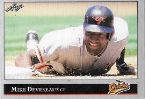 1992 Leaf Baseball Card #79 Mike Devereaux