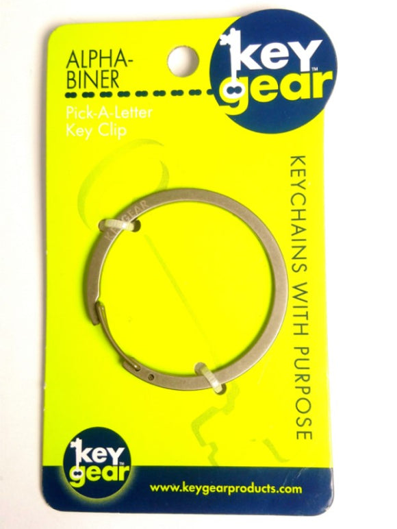 Key Gear Alpha Biner-O Letter Key Clip