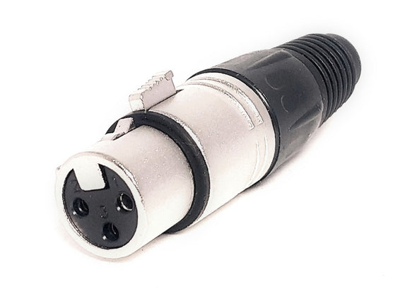 Seismic Audio - 3 PIN Female XLR Cable Connector - Microphone plug