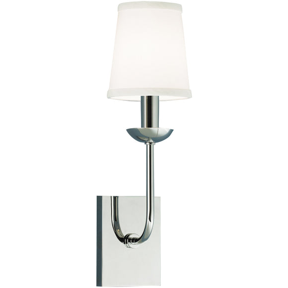 Norwell Circa 1 Light 4-inch Polished Nickel Wall Sconce / Light