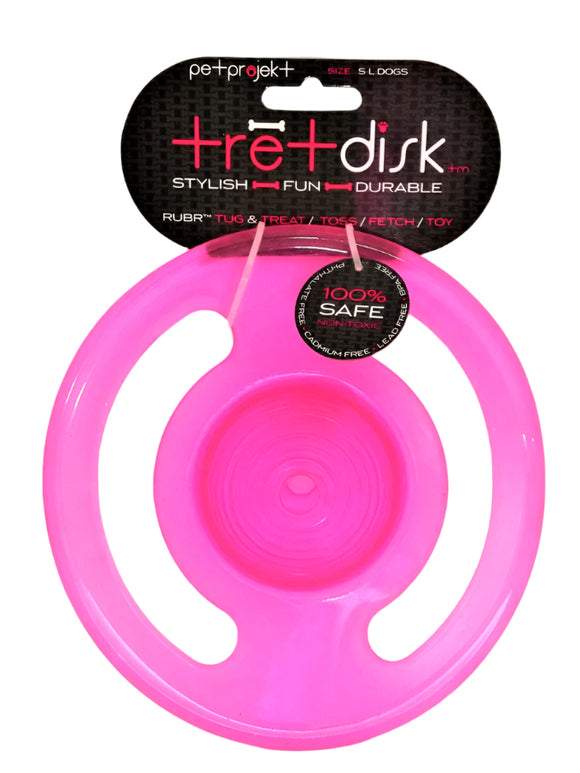 PetProjekt Tretdisk Dog Treat Disk, Pink