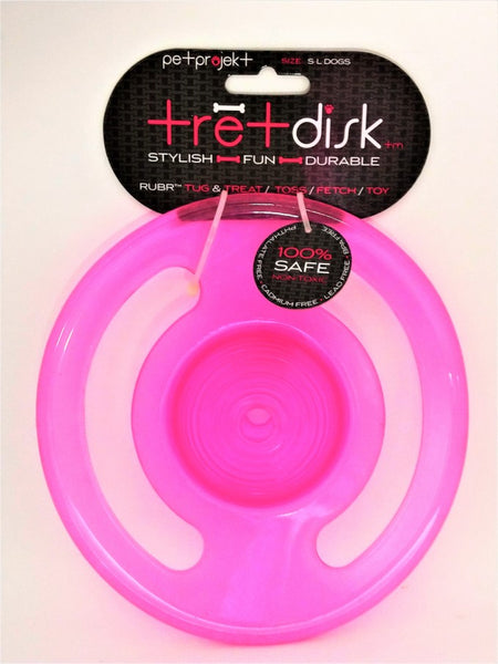 PetProjekt Tretdisk Dog Treat Disk, Pink
