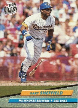 1992 Fleer Ultra Baseball Card #83 Gary Sheffield