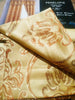 Elegant Comfort Penelopie Jacquard Look Curtain Panels, Gold, Set