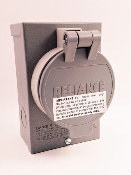 Reliance PB50 50 Amp Generator Power Inlet Box