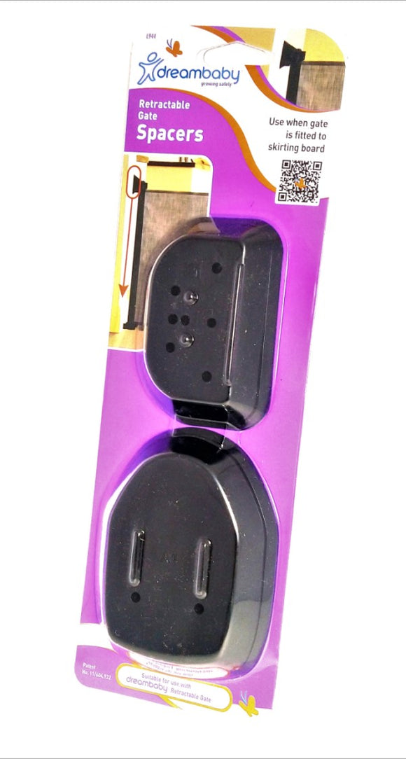 Dreambaby Retractable Gate Spacers Kit, Black