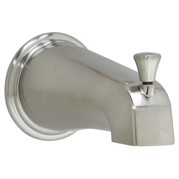 American Standard Portsmouth Slip-On Diverter Tub Spout, Brushed Nickel