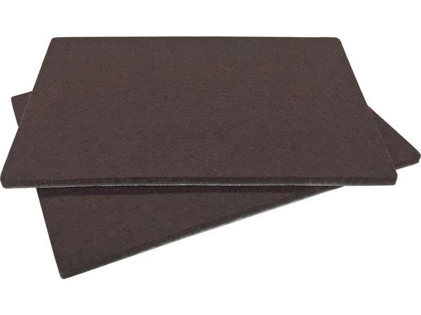 Shepherd Hardware 4-1/4-x 6-Inch Heavy Duty Adhesive Brown Blanket, 2-Pieces