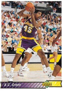 1992-93 Upper Deck Basketball Card #195 A.C. Green
