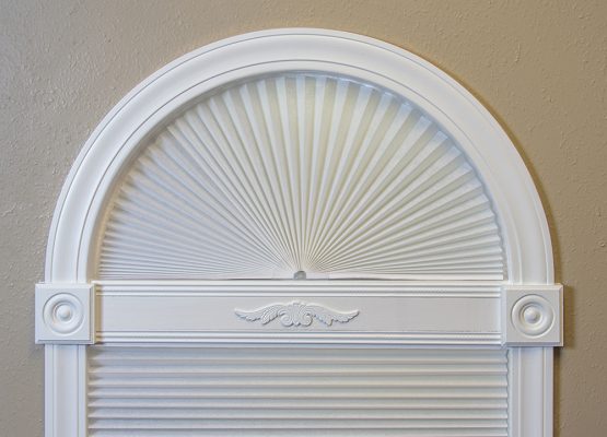 Redi Shade Original Arch 36 In. Light Filtering Paper Shade, White