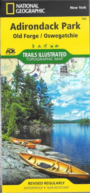 National Geographic: Trails Illustrated - Old Forge, Oswegatchie: Adirondack Park