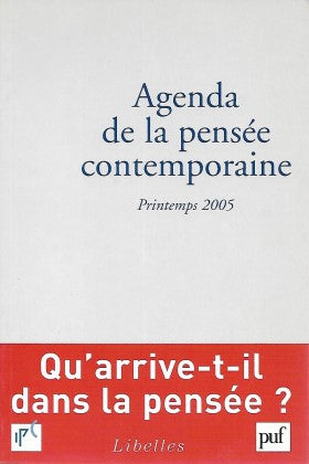 Agenda de la pensée contemporaine 2005