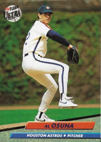1992 Fleer Ultra Baseball Card #207 Al Osuna