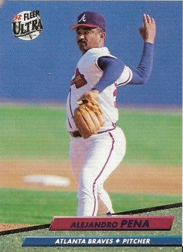1992 Fleer Ultra Baseball Card #462 Alejandro Pena