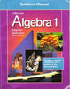 Algebra 1 Complete Solutions Manual