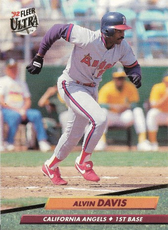 1992 Fleer Ultra Baseball Card #324 Alvin Davis