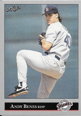 1992 Leaf Baseball Card #74 Andy Benes