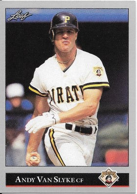 1992 Leaf Baseball Card #43 Andy Van Slyke