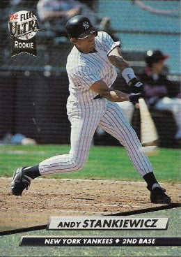 1992 Fleer Ultra Baseball Card #415 Andy Stankiewicz