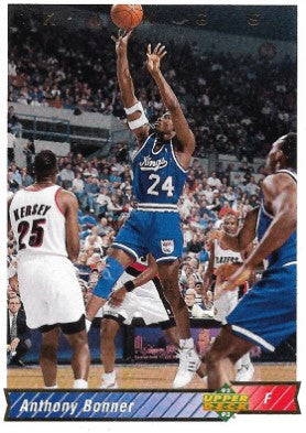 1992-93 Upper Deck Basketball Card #224 Anthony Bonner