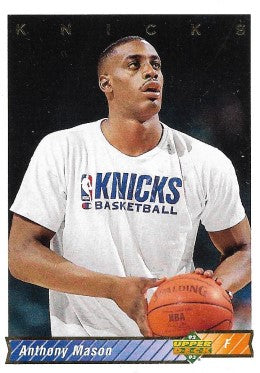 1992-93 Upper Deck Basketball Card #239 Anthony Mason