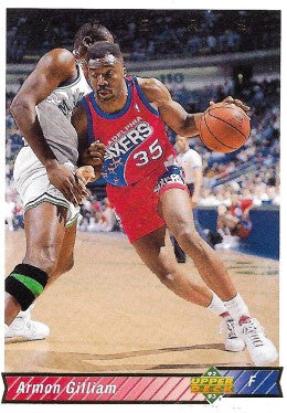 1992-93 Upper Deck Basketball Card #299 Armon Gilliam