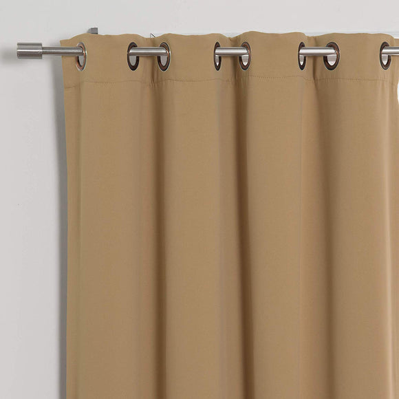BHF Insulated Blackout Curtains- Wheat