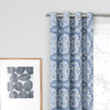 Eclipse Benetta Grommet Blackout Curtain Panel, Indigo 52” x 84”