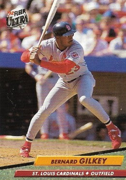 1992 Fleer Ultra Baseball Card #567 Bernard Gilkey