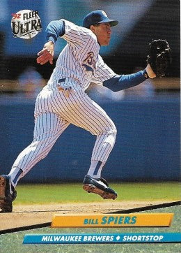 1992 Fleer Ultra Baseball Card #84 Bill Spiers