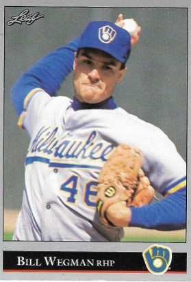 1992 Leaf Baseball Card #196 Bill Wegman