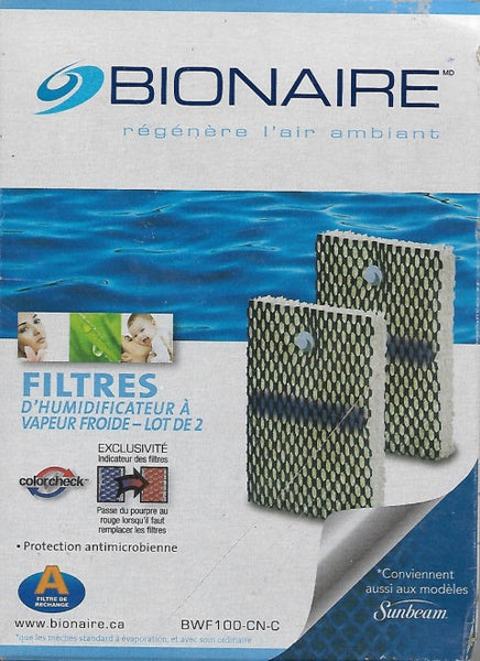Bionaire Colorcheck® Humidifier Wick Filter, Type A