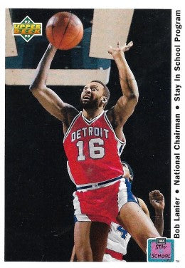 1992-93 Upper Deck Basketball Card #69 Bob Lanier - Stay in School