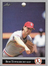 1992 Leaf Baseball Card #95 Bob Tewksbury