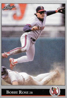 1992 Leaf Baseball Card #250 Bobby Rose